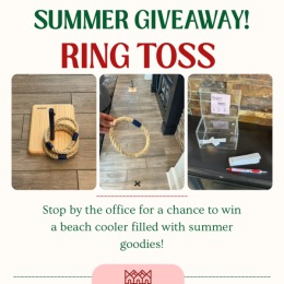a ring toss poster